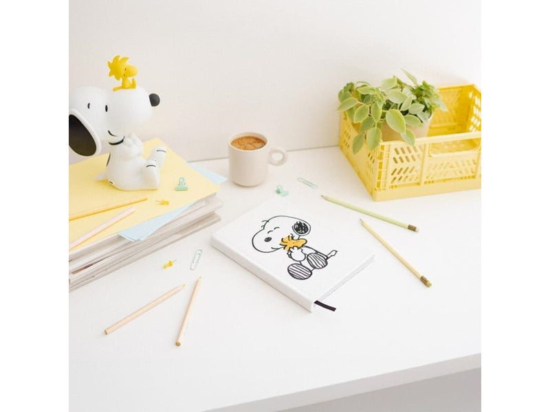 Snoopy - Plush notebook / notebook A5 from the Lazy Days collection