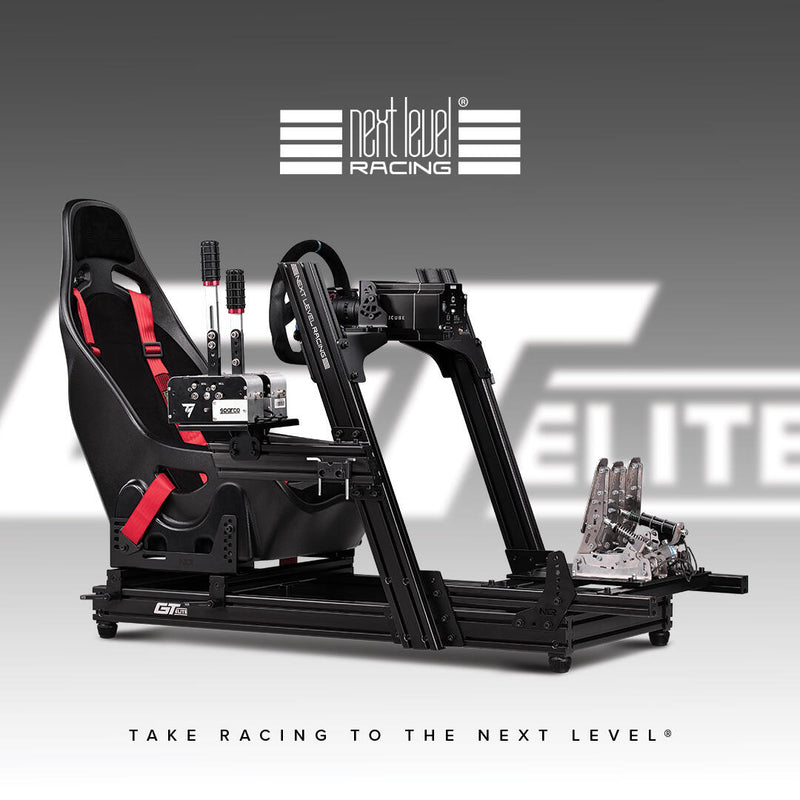 Next Level Racing® GTElite Racing Simulator Cockpit - Front & Side Mount Edition
