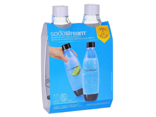 Sodastream 1 litre Fuse bottles - White Two-pack