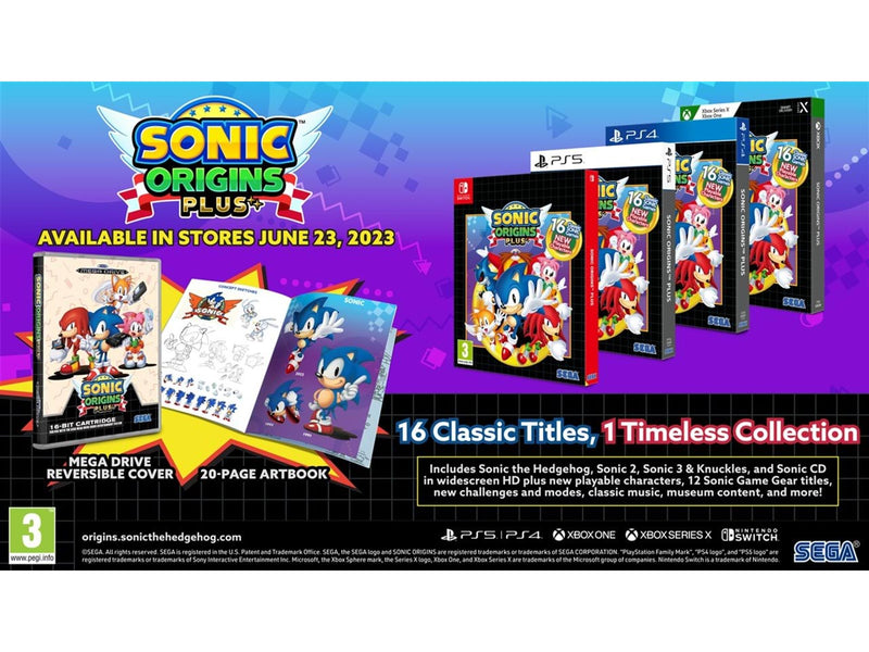 Sonic Origins Plus (Day One Edition) - Nintendo Switch - Platformer - PEGI 3