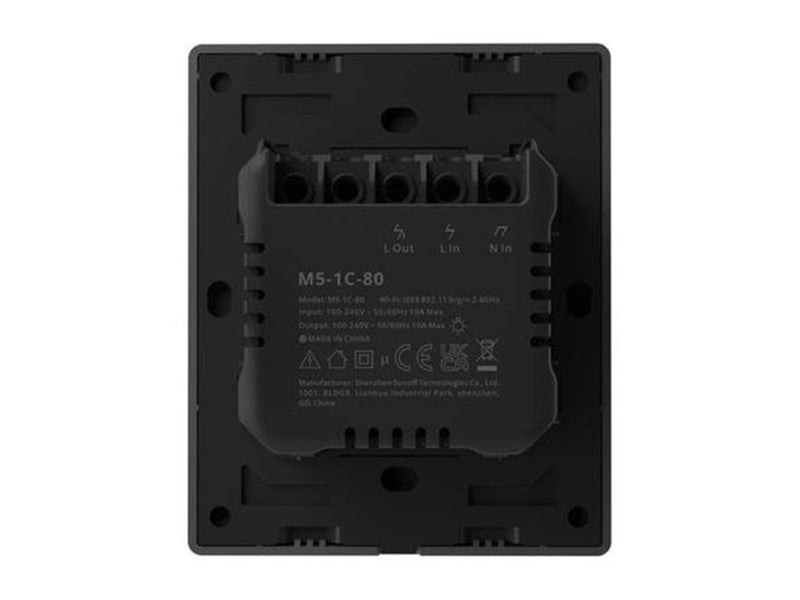 Sonoff 1-Channel WiFi Wall Switch (Graphite)