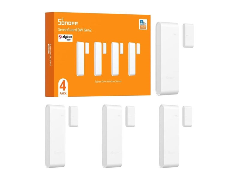 Sonoff SONOFF SNZB-04PR2 Fenster- und Türsensor, 4er-Pack