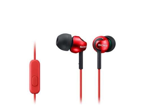 Sony MDR-EX110AP Headset - Red