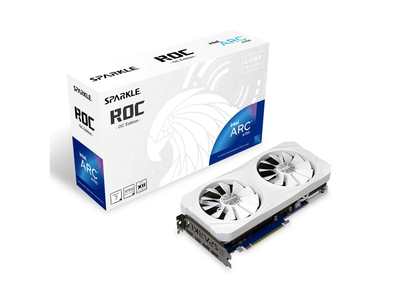 Sparkle Arc A750 ROC Luna OC - 8GB GDDR6 RAM - Grafikkarte