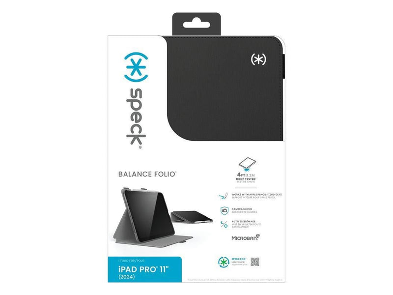 Speck Balance Folio – Case for iPad Pro 11" M5 (2025) / iPad Pro 11" M4 (2024) - Black