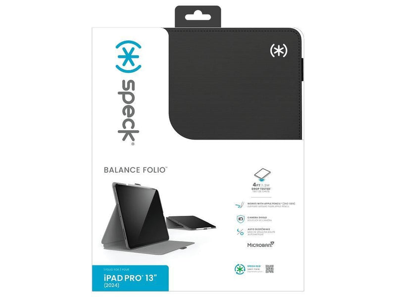 Speck Balance Folio – Case for iPad Pro 13" M5 (2025) / iPad Pro 13" M4 (2024) - Black