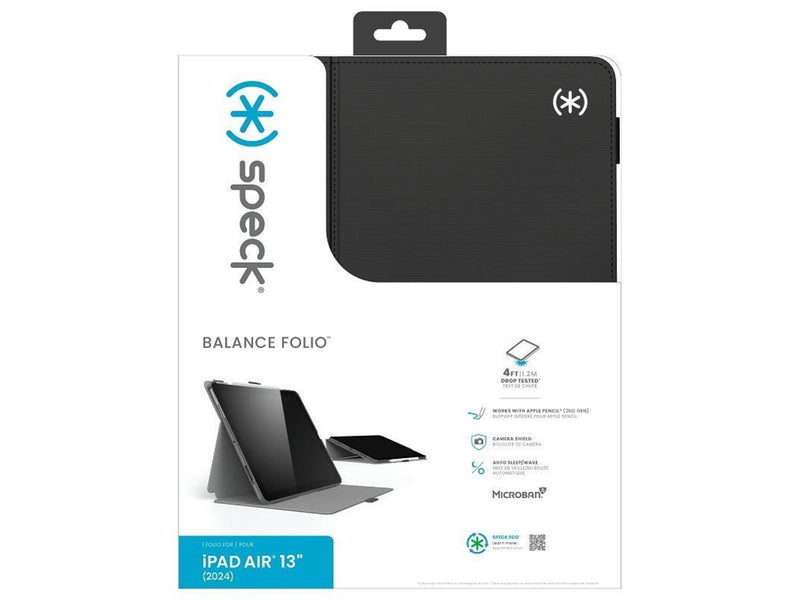 Speck Balance Folio – iPad Air 13” Case (2026 - 2024) - Black