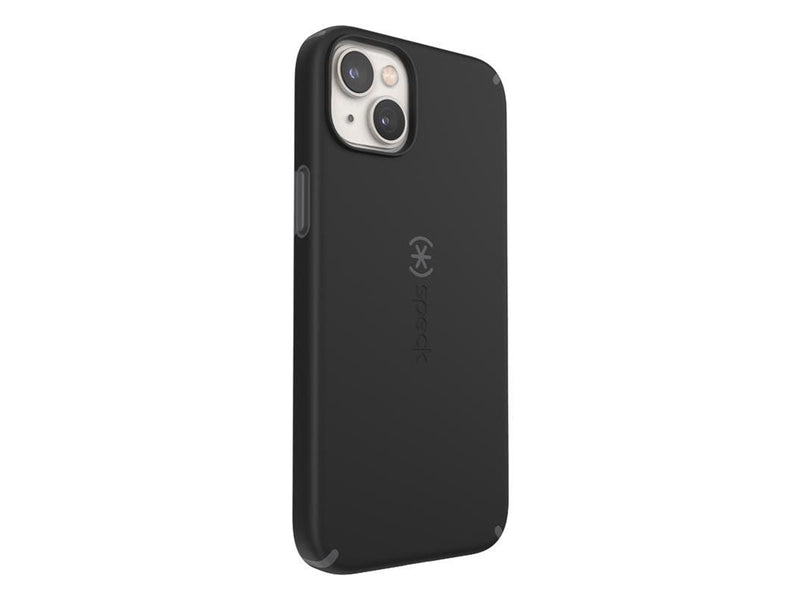 Speck CandyShell Pro + MagSafe - iPhone 14 Plus Case with MICROBAN Coating - Black / Slate Grey
