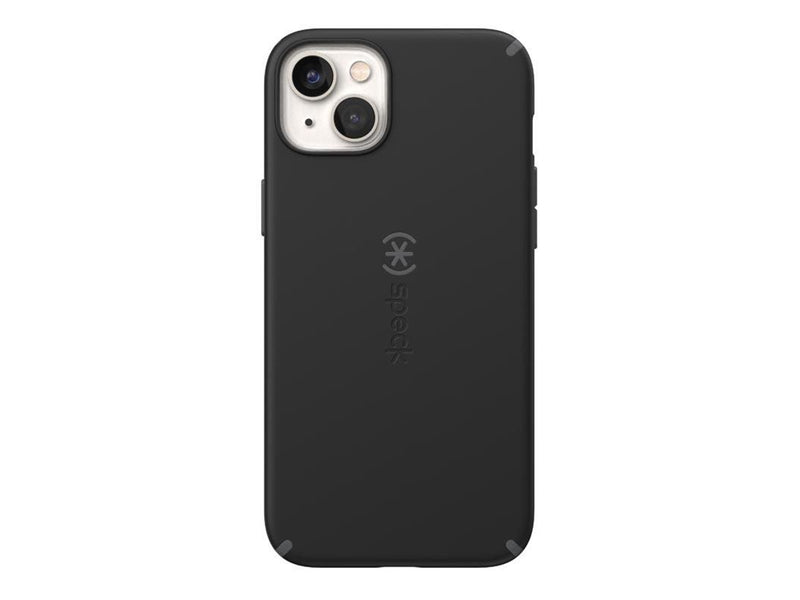 Speck CandyShell Pro + MagSafe - iPhone 14 Plus Case with MICROBAN Coating - Black / Slate Grey