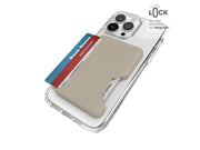 Speck ClickLock Wallet For MagSafe - Magnetic MagSafe Wallet - Pale Oak