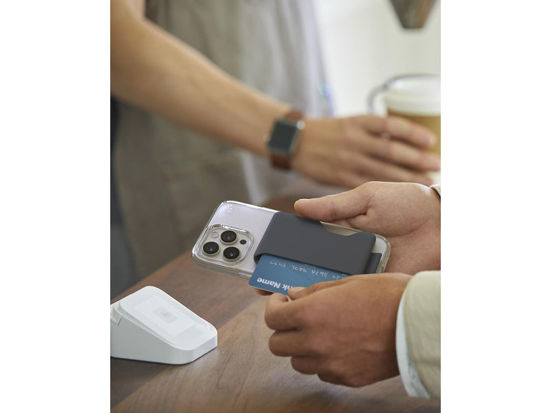 Speck ClickLock Wallet For MagSafe - Magnetic MagSafe Wallet - Pale Oak