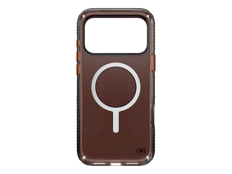 Speck Presidio Lux Grip MagSafe - iPhone 17 Pro Max Case - Luxury Shade Matte / Orange