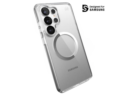 Speck Presidio Perfect-Clear Magnet - Samsung Galaxy S26 Ultra MagSafe Case - Clear/Clear/Silver