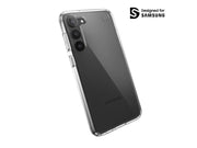 Speck Presidio Perfect-Clear - Samsung Galaxy S23+ Case with MICROBAN Coating - Clear