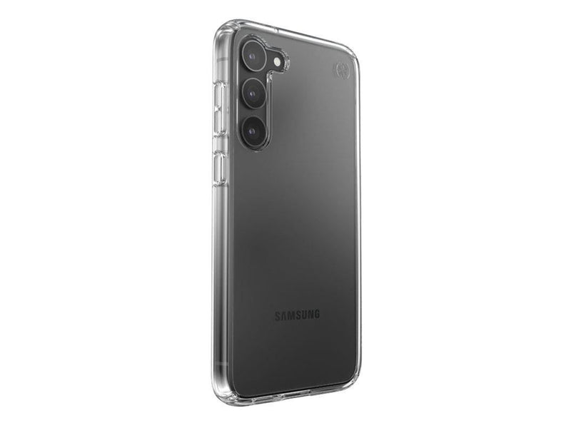 Speck Presidio Perfect-Clear - Samsung Galaxy S23+ Case with MICROBAN Coating - Clear