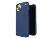 Speck Presidio2 Grip - Anti-slip iPhone 15 Plus / 14 Plus Case - Coastal Blue / Black / White