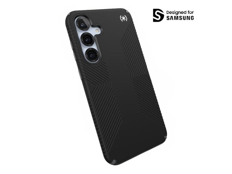 Speck Presidio2 Grip - Case for Samsung Galaxy S25+ / 24+ - Black/Slate Gray/White
