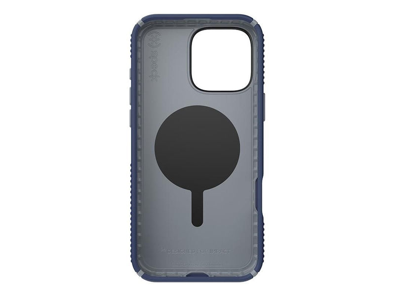 Speck Presidio2 Grip ClickLock & MagSafe - iPhone 16 Pro Max Case - Coastal Blue / Dust Gray / White