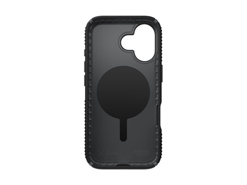 Speck Presidio2 Grip ClickLock & MagSafe - iPhone 17 Case - Black / Slate Gray / White