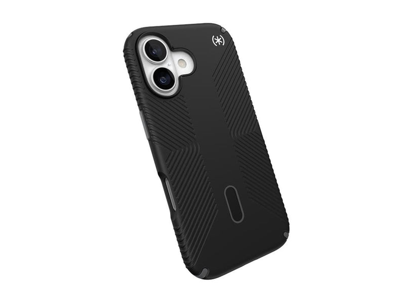 Speck Presidio2 Grip ClickLock & MagSafe - iPhone 17 Case - Black / Slate Gray / White