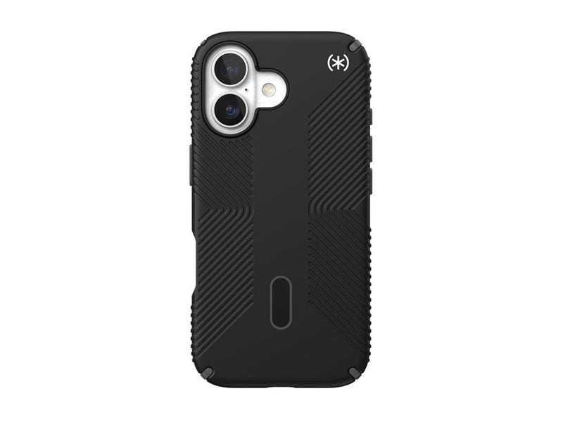 Speck Presidio2 Grip ClickLock & MagSafe - iPhone 17 Case - Black / Slate Gray / White