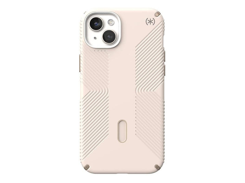 Speck Presidio2 Grip ClickLock & Magsafe - iPhone 15 Plus / iPhone 14 Plus Case - Bleached Bone / Heirloom Gold / Hazel Brown