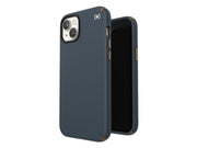 Speck Presidio2 Pro - Antibacterial iPhone 15 Plus / 14 Plus Case - Charcoal / Cool Bronze / Slate