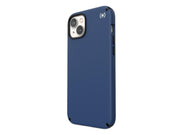 Speck Presidio2 Pro - Antibacterial iPhone 15 Plus / 14 Plus Case - Coastal Blue / Black / White