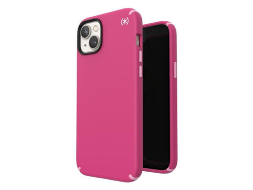 Speck Presidio2 Pro - Antibacterial iPhone 15 Plus / 14 Plus Case - Digitalpink / Blossompink / White
