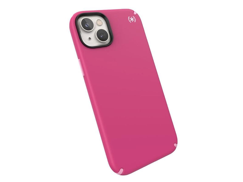 Speck Presidio2 Pro - Antibacterial iPhone 15 Plus / 14 Plus Case - Digitalpink / Blossompink / White