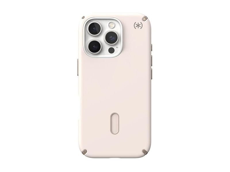 Speck Presidio2 Pro ClickLock & MagSafe - iPhone 16 Pro Case - Bleached Bone / Heirloom Gold / Hazel Brown