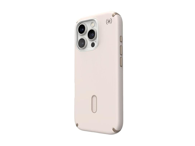 Speck Presidio2 Pro ClickLock & MagSafe - iPhone 16 Pro Case - Bleached Bone / Heirloom Gold / Hazel Brown