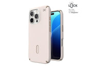 Speck Presidio2 Pro ClickLock & MagSafe - iPhone 16 Pro Case - Bleached Bone / Heirloom Gold / Hazel Brown