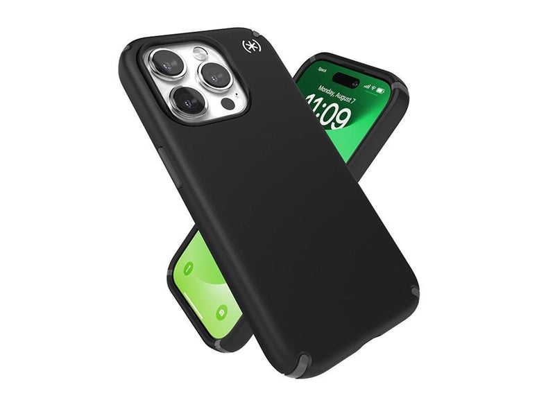 Speck Presidio2 Pro Magsafe - iPhone 15 Pro Case - Black / Slate Gray / White