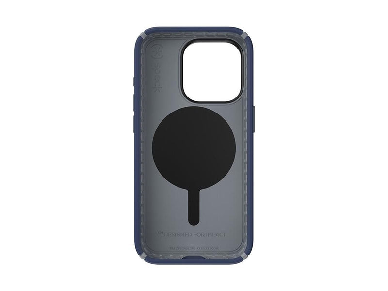 Speck Presidio2 Pro Magsafe - iPhone 15 Pro Case - Coastal Blue / Dust Gray / White