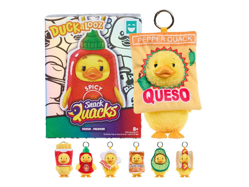Spectron Happy Haul Duckalooz Snack Quack Plush Keychain