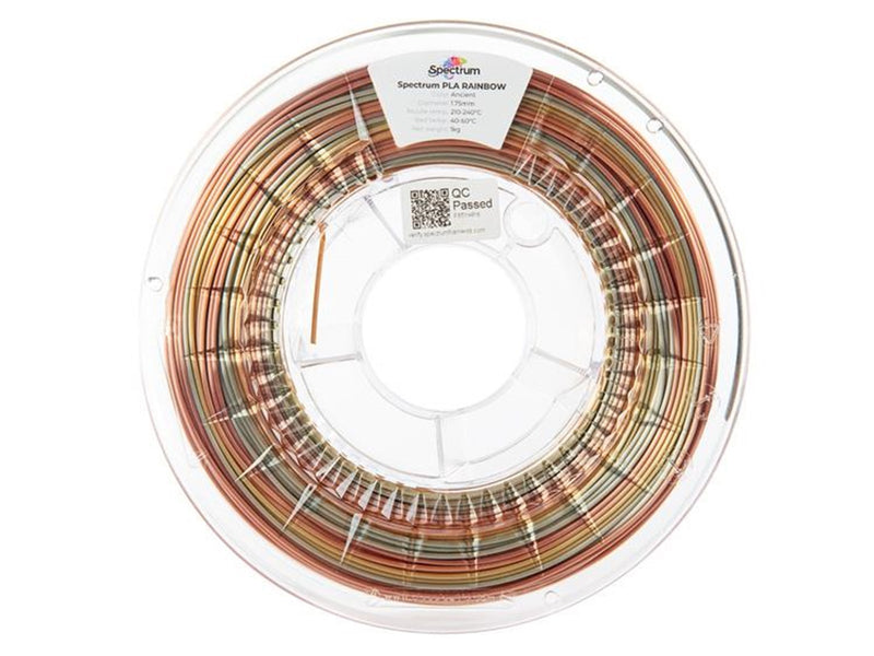 Spectrum 3D Filament / PLA SILK Rainbow / Ancient / ⌀ 1.75 mm / 1 kg