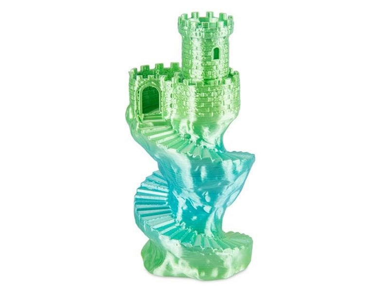 Spectrum 3D Filament / PLA SILK Rainbow / Ocean Melange / ⌀ 1.75 mm / 1 kg