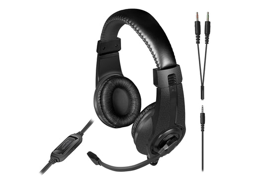Speed-Link LEGATOS Stereo Gaming Headset - Black - Wired Headset - Sony PlayStation 4