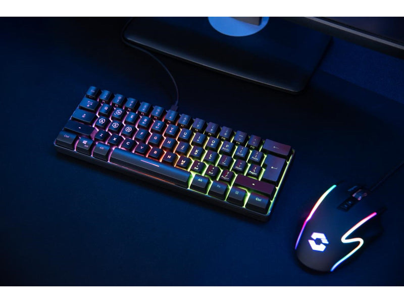 Speed-Link LETOS RGB 60% Gaming Keyboard - Black - US Layout