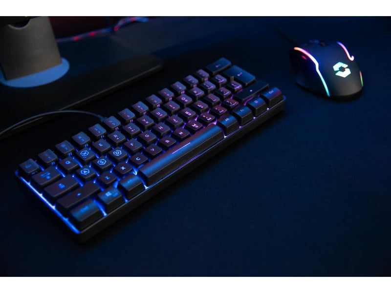Speed-Link LETOS RGB 60% Gaming Keyboard - Black - US Layout