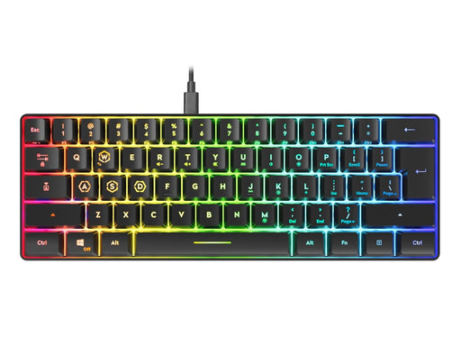 Speed-Link LETOS RGB 60% Gaming Keyboard - Black - US Layout