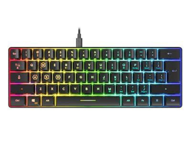 Speed-Link LETOS RGB 60% Gaming Keyboard - Black - US Layout