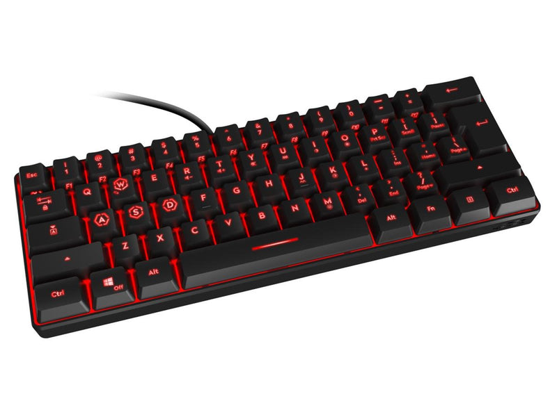Speed-Link LETOS RGB 60% Gaming Keyboard - Black - US Layout