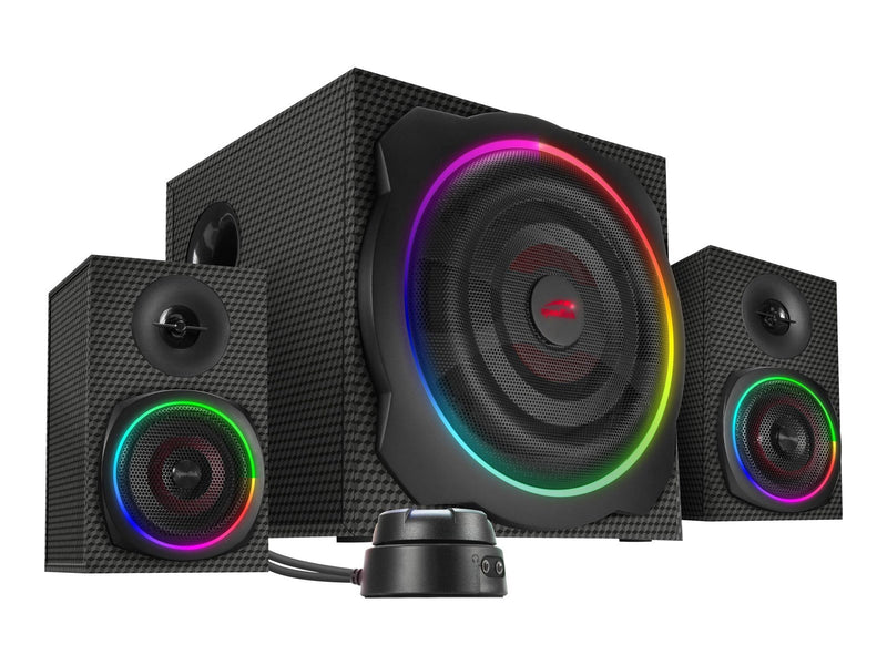 Speed-Link SPEEDLINK GRAVITY CARBON RGB - 2.1 PC-Lautsprecher