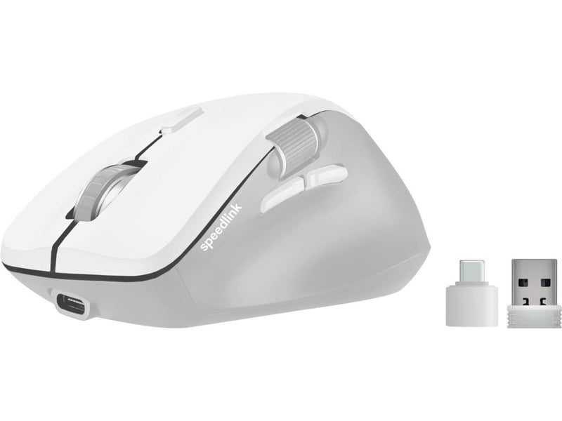 Speed-Link Speedlink LIBERA Rechargeable Wireless Bluetooth - Maus (Weiß)