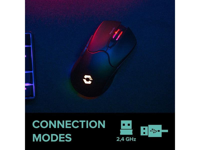 Speed-Link VELOX Rechargeable Wireless RGB - Gaming Maus (Schwarz)