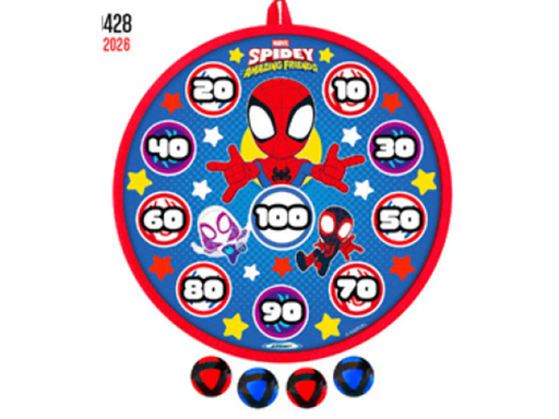 Spidey and His Amazing Friends Darts balls target game 28cm