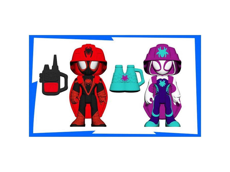 Spidey and His Amazing Friends Spidey & Friends Rescue-Webs Miles & Ghost 2-PK