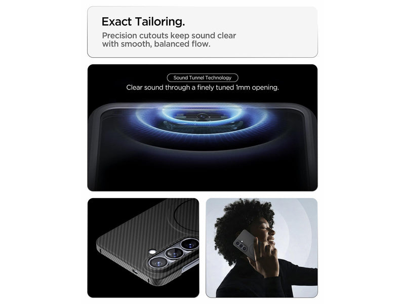 Spigen Air Skin Aramid MagSafe - black - Samsung Galaxy S26+